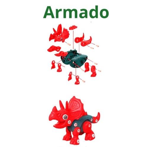 Juego De 3 Dinosaurios Diy Ensamble Para Niños Didáctico