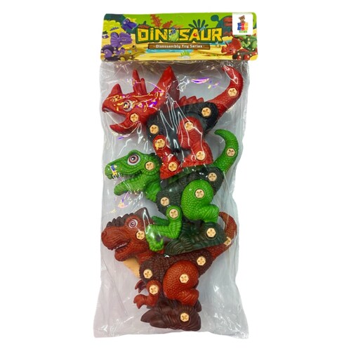 Juego De 3 Dinosaurios Diy Ensamble Para Niños Didáctico