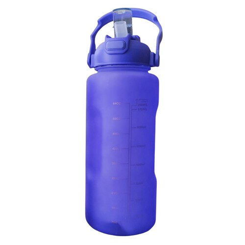 Vaso motivacional trio 3 en 1 con stickers azul cambia de color 