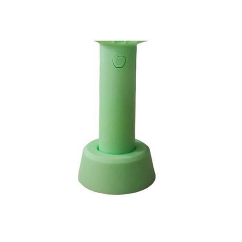 Ventilador portatil de mano y escritorio luz led verde