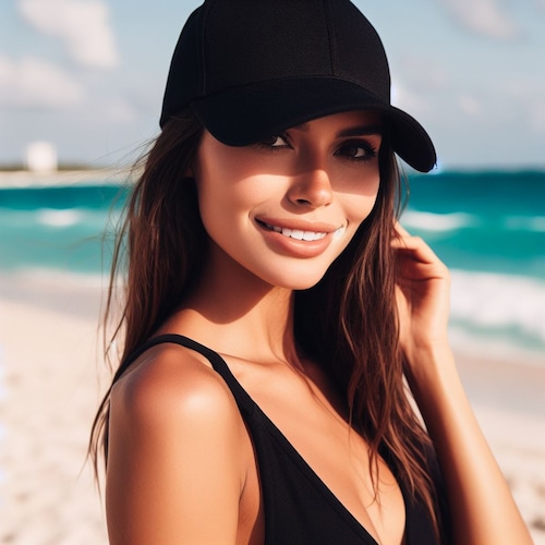 Gorra de Beisbol Color Negro Unisex Ajustable, Entrenamiento, Correr, GYM, Fitness, Uso Diario