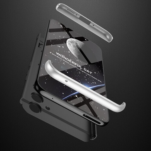 Protector fino para Samsung Galaxy A54 Negro con PLATA.