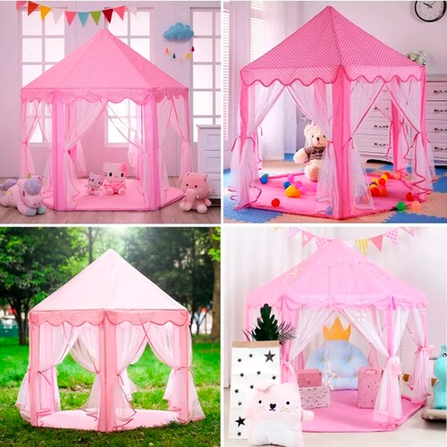 Casa De Campaña Para Niña Castillo Princesas Facil De Armar
