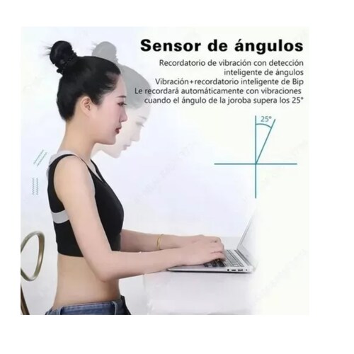 Corrector De Postura Con Recordatorio Inteligente Recargable