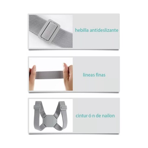 Corrector De Postura Con Recordatorio Inteligente Recargable