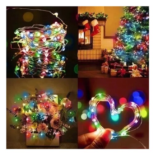 Luces De Hadas Con Pilas Luces De Cadena 3m 30led 20piezas Vistoso