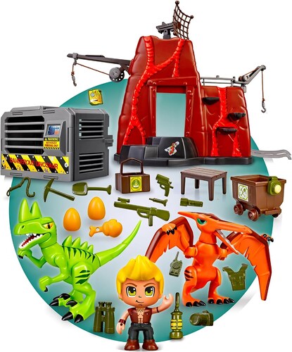 Pinypon Action Dinos Atacan el Campamento.