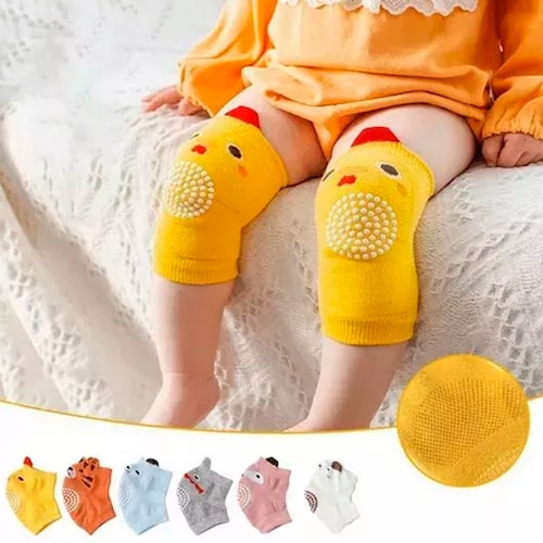 Rodilleras De Bebé Para Gatear Unisex, 5 Pares