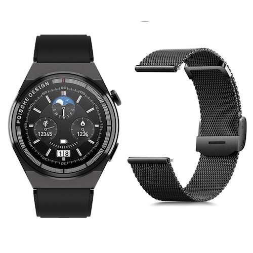 Reloj Inteligente Smartwatch Gt8 Max Con 2 Correas Color Negro.