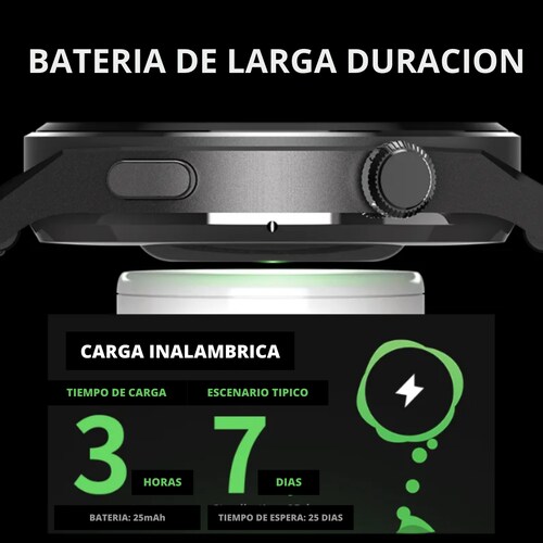 Reloj Inteligente Smartwatch Gt8 Max Con 2 Correas Color Negro.