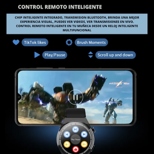 Reloj Inteligente Smartwatch Gt8 Max Con 2 Correas Color Negro.