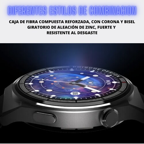 Reloj Inteligente Smartwatch Gt8 Max Con 2 Correas Color Negro.