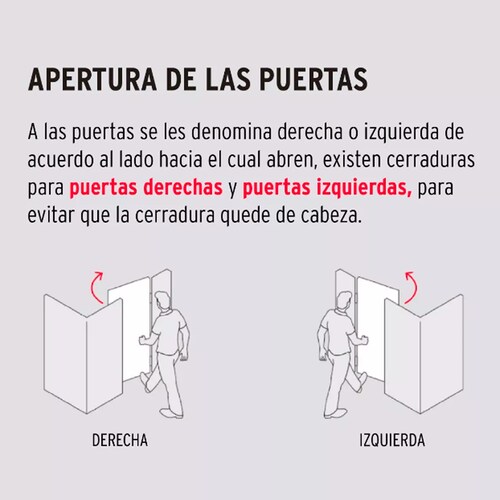 Cerradura Chapa Para Puerta Principal Sobreponer, Hermex