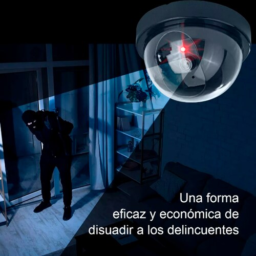 Camara Falsa Domo Inalambrica Seguridad Vigilancia Fake