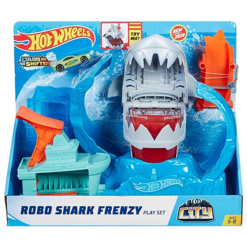 Pista Hot Wheels  Mattel Robo Tiburon City GJL12