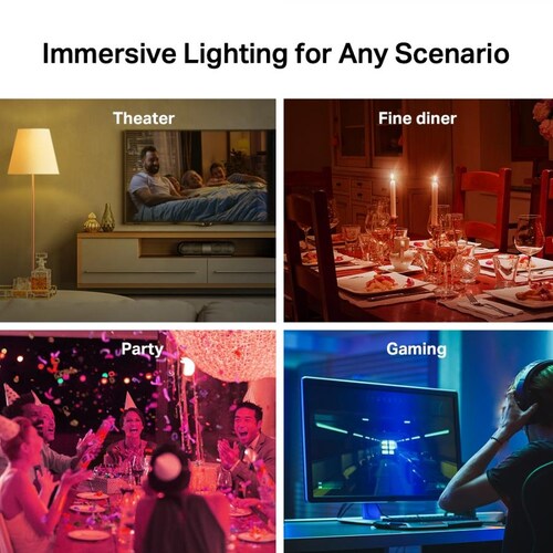 Kit 2 Focos Inteligente Tp-link Tapo L530e LED RGB WiFi APP