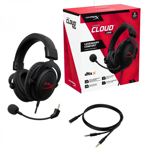 Diadema Kingston HyperX Cloud Core DTS 3.5mm Gamer 4P4F2AA
