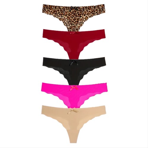 Tangas sin costura set de 5.