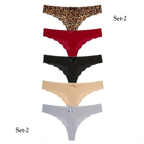 Tangas sin costura set de 5.