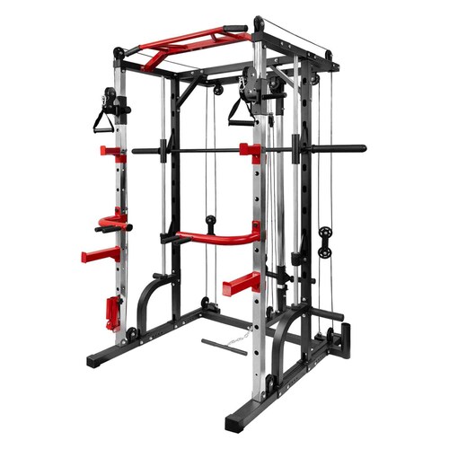 Jaula Smith Gimnasio Multifuncional Power Rack Poleas 