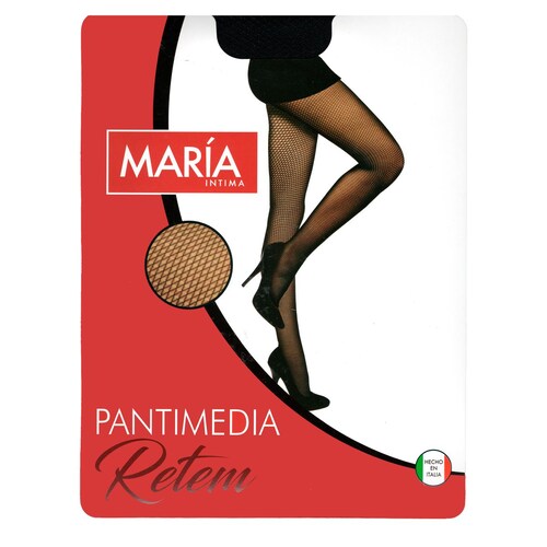 Pantimedia de fantasia tipo microred, Retem.  Marca: MI Medias..
