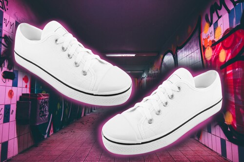 Tenis escolar Juveniles Casuales Moda Comodos Deportivos 860 Blanco