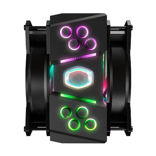 Disipador CPU Cooler Master MasterAir MA410M 2 x 120mm 650-1800RPM Negro.
