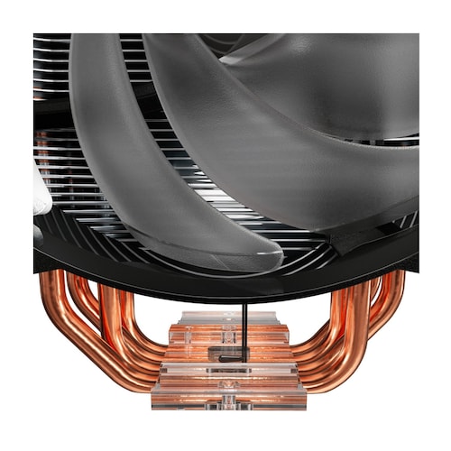 Disipador CPU Cooler Master MasterAir MA410M 2 x 120mm 650-1800RPM Negro.