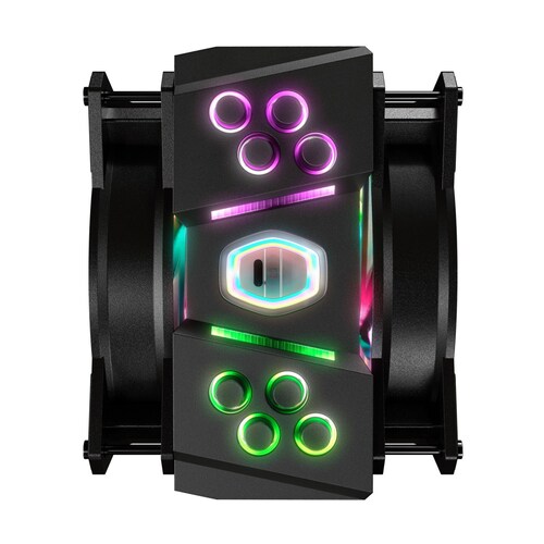 Disipador CPU Cooler Master MasterAir MA410M 2 x 120mm 650-1800RPM Negro.