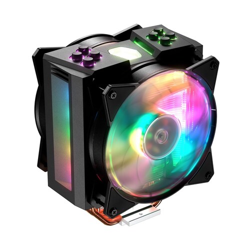Disipador CPU Cooler Master MasterAir MA410M 2 x 120mm 650-1800RPM Negro.