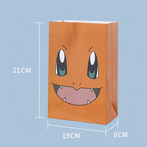 24 Bolsas De Dulces De Pokemon Fiesta Decoracion Cumpleaños 