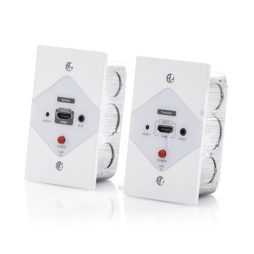 Kit Extensor HDMI en placas de pared EPCOM TITANIUM TT372W Para distancias de 40 metros Resolución 1080P 