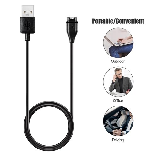 Cargador Para Smart Watch Compatible Con Garmin Fènix Usb