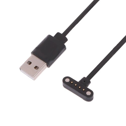 Cargador Magnético Para Smart Watch Reloj Inteligente 4 Pines 9 Mm. En forma de T.