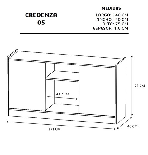 Credenza Para Tv Con Ruedas Minimalista