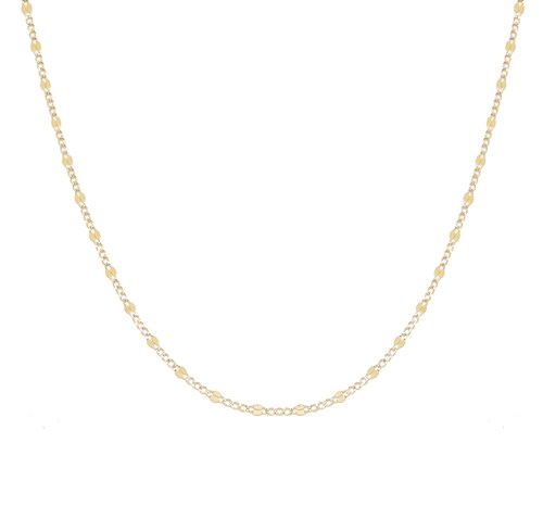 Cadena pepita Oro 10 Kilates. Oro Fino Joyería.