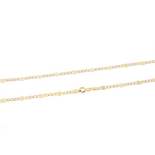 Cadena pepita Oro 10 Kilates. Oro Fino Joyería.