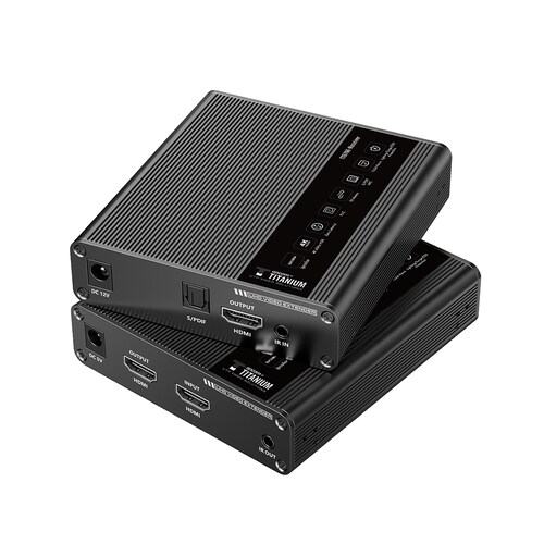 Kit Extensor HDMI EPCOM TITANIUM TT-676E para distancias de 70 m Resolución 4K x 2K .