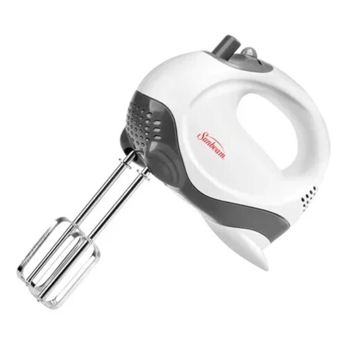 Batidora Manual Sunbeam 5 Velocidades Aspas Acero Inoxidable