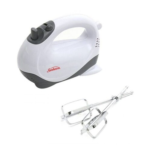 Batidora Manual Sunbeam 5 Velocidades Aspas Acero Inoxidable