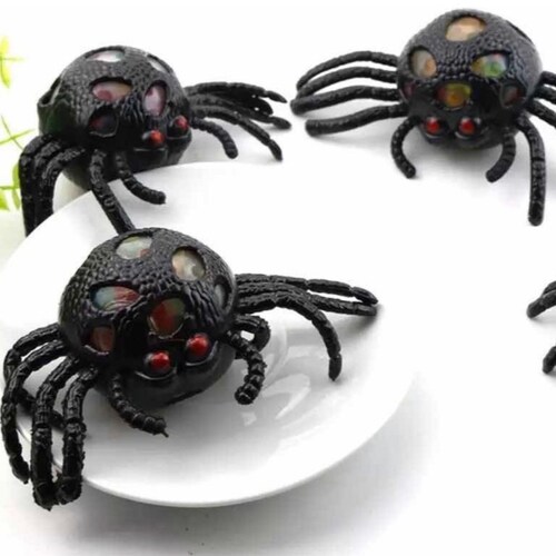 Araña De Hidrogel Squishy Jueguete Sensorial Antiestrés 6 Pz