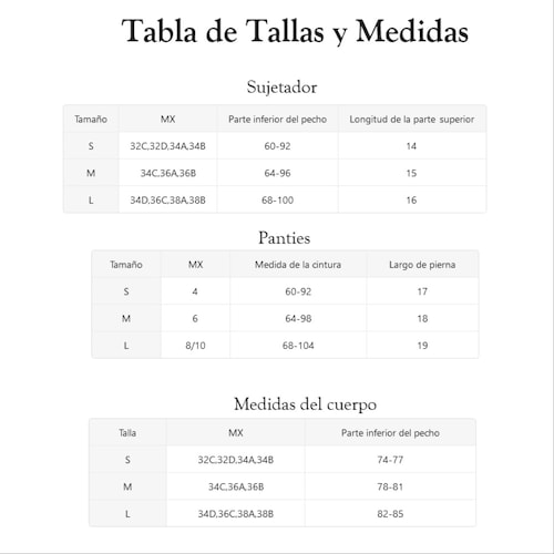 Set de 2 conjunto de encaje de 2 piezas.