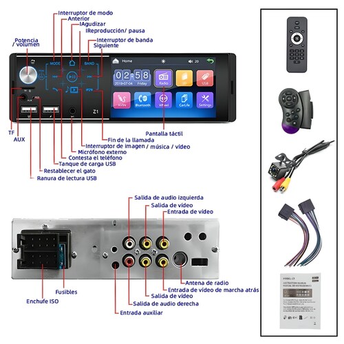 auto estereo de pantalla