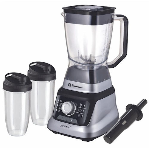 Licuadora Koblenz LKM-9610 PRO 1400 W Premium 2 Vasos Negra.