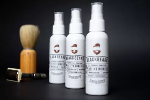Tónico Crecimiento Barba Blackbeard Minoxidil 2 Meses.