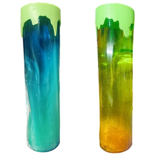 Slime Brilloso Tubo Regalos Juguetes Crystal Mud  3pz