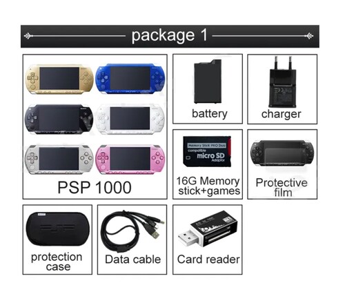 Consola Sony PSP 1000 Original PlayStation Color Oro