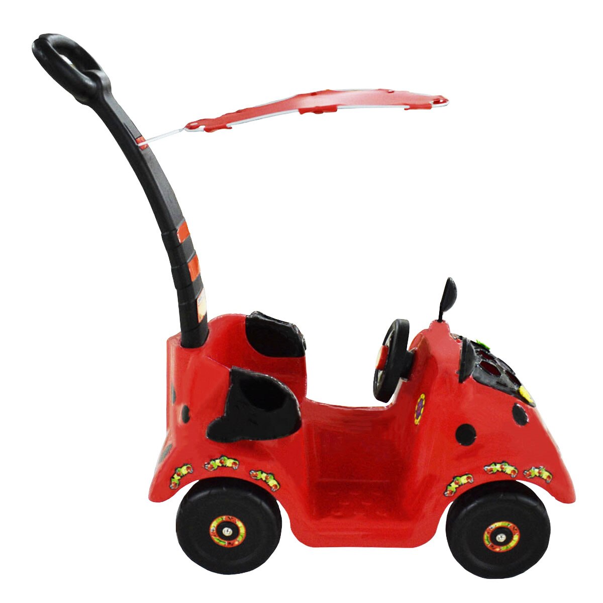 Carrito montable rojo store de plastico