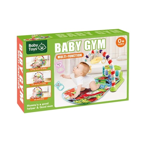 Gimnasio para Bebe Pianito Baby Gym Dinosaurio Verde .
