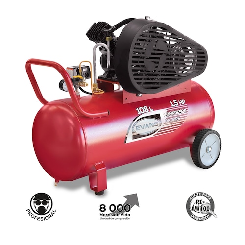 Compresor Banda 110/220 Volt 1750Rpm 1.5 Evans E13Vme150-108
